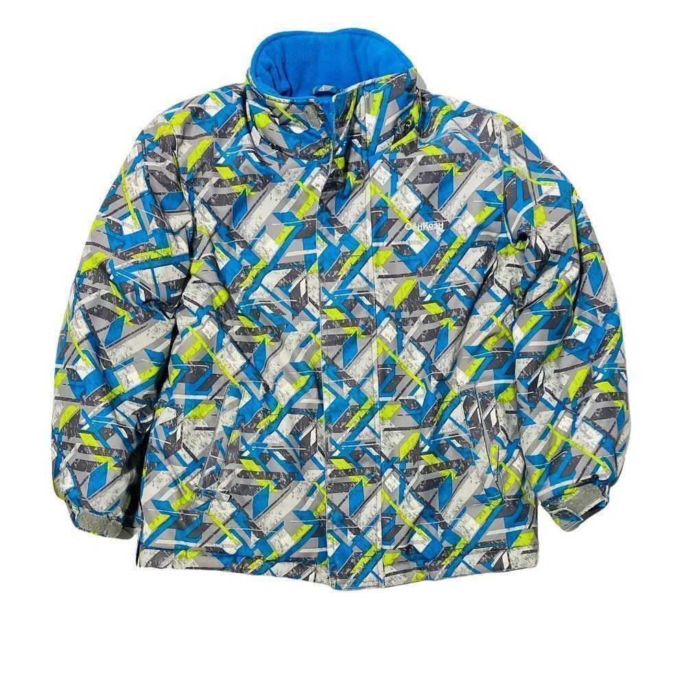 OSHKOSH Fleece Lined Winter Snow Coat Lime